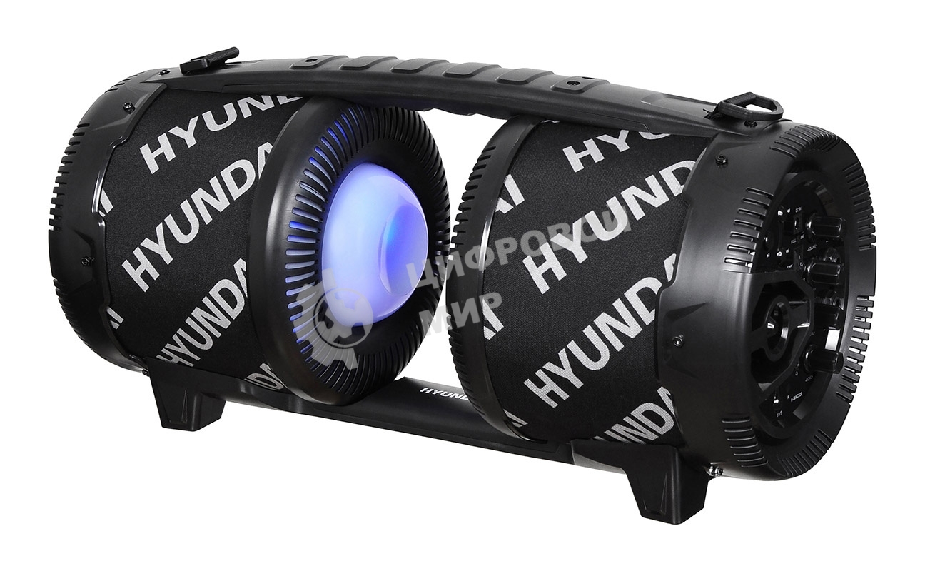 Минисистема Hyundai H-MAC220 черный 45Вт/FM/USB/BT/SD/MMC