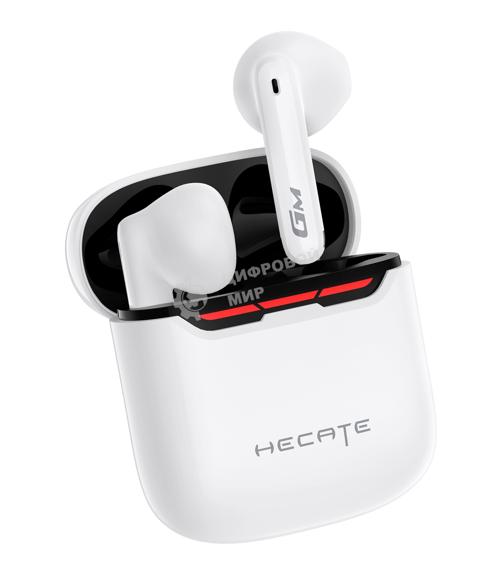 Наушники с микрофоном Edifier GM3 Plus белый вкладыши BT оголовье