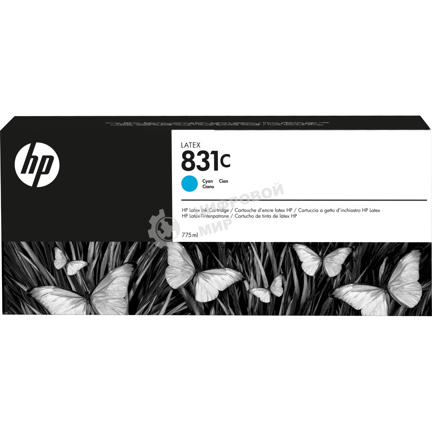 Картридж струйный HP 831C 775ml Cyan Latex Ink Cartridge