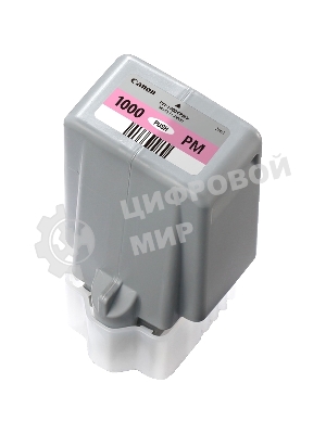 Картридж струйный Canon PFI-1000 PM для IJ SFP PRO-1000 WFG. Фото пурпурный. 80 мл.