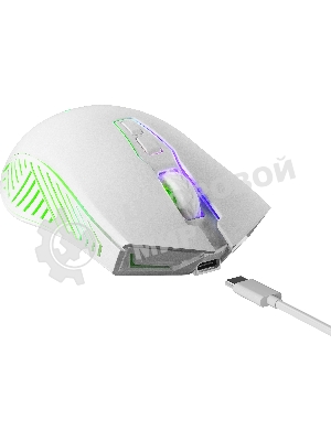 Мышь беспроводная Defender Pandora GM-502 белый, 3200 dpi, радиоканал, USB, кнопки - 7