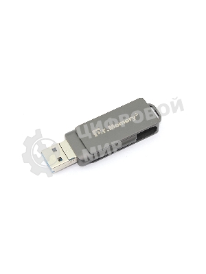 Флешка USB Dr. Memory 051, 4Gb, USB 3.0/USB Type-C, R/W 70/40, серый