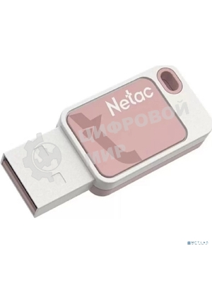 Флешка USB Netac UA31 (NT03UA31N-016G-20P), 16Gb, USB 2.0, R/W 110/45, розовый/белый