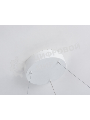 Подвесной светодиодный светильник Ambrella light FL5851 WH белый 35W 3000K/4200K/6400K D600*600 (без ПДУ)
