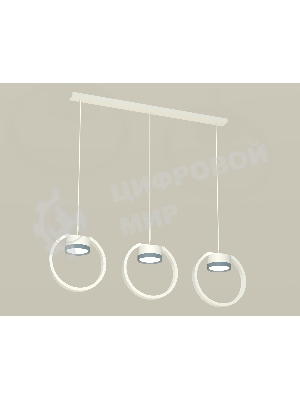 Светильник Ambrella light XB9106102/3 SWH/PPH белый песок/графит полированный GX53 (C9106, N8133)