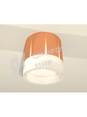 Светильник Ambrella Light XS8122010 PPG/FR золото розовое полированное/белый матовый GX53 (C8122, N8401)