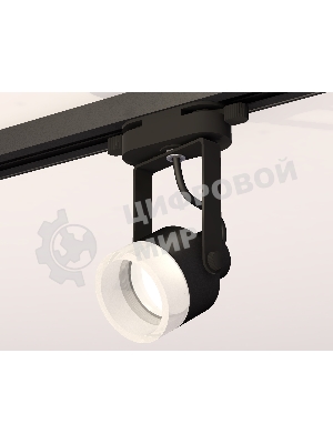 Светильник Ambrella light XT6602085 PBK/FR черный полированный/белый матовый MR16 GU10 (C6602, N6248)