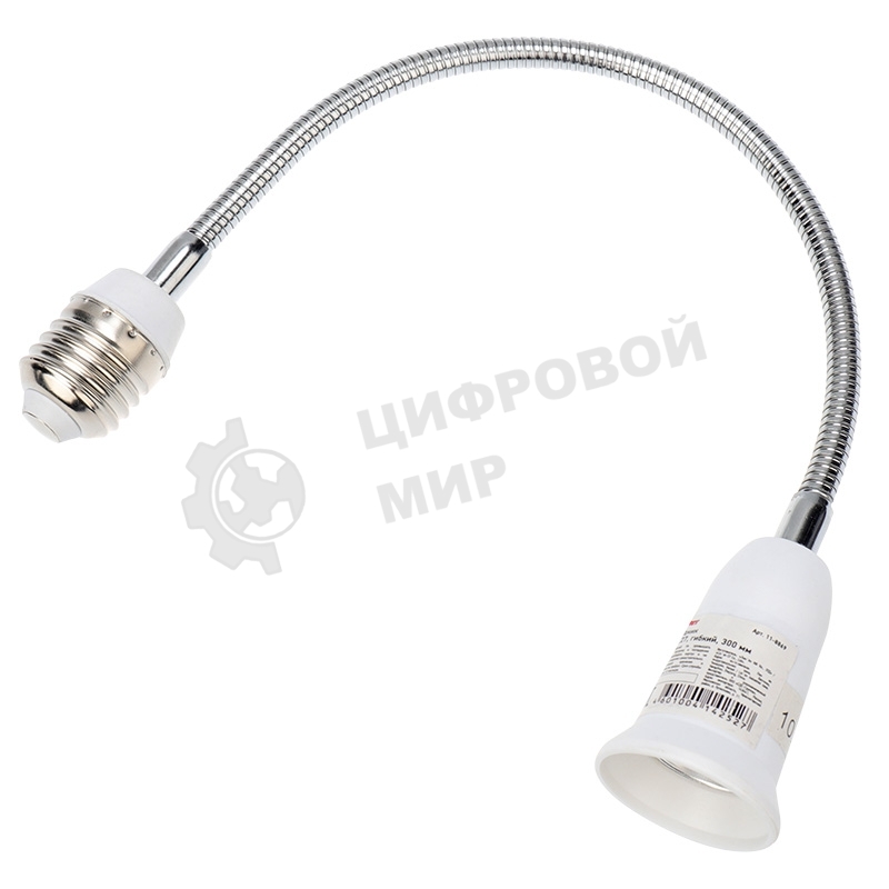 Переходник Rexant Е27-Е27 гибкий 300 мм
