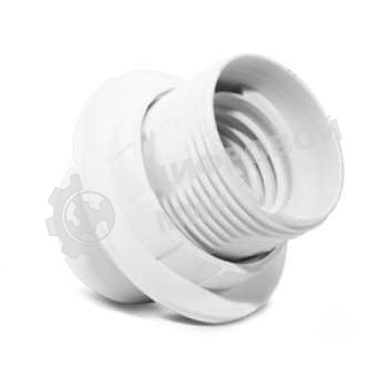 Патрон электрич. E14 с приж. кольцом пластик 2А 250В инд. упак. UNIVersal 7941531