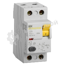 Выключатель дифференциального тока (УЗО) 2п 32А 30мА тип AC ВД1-63 IEK MDV10-2-032-030