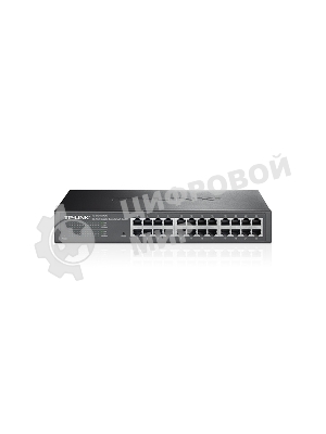 Коммутатор TP-Link SMB TL-SG1024DE 24-Port Gigabit Easy Smart Switch, 24 10/100/1000Mbps RJ45 ports, MTU/Port/Tag-based VLAN, QoS, IGMP Snooping