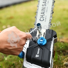 Пила цепная аккумуляторная в кейсе DEKO DKCHS 40 PRO [063-4357] 2х20В, 2x4.0А·ч, 2 з/у