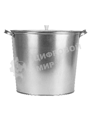 Бак для воды Россия оцинкованный с крышкой 32л,без крана67549