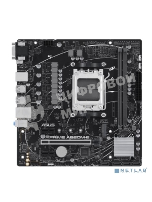 Материнская плата ASUS PRIME A620M-E-CSM, AM5, AMD A620, 2xDDR5, 4xSATA, 1xM.2, 1xPCI-E 4.0 x16, 1xPCI-E x1, 1xDisplayPort, 1xHDMI, 1xVGA, 1x 1Gb LAN, 4xUSB-A 3.2 Gen 1, 4xUSB-A 2.0, 3x3.5 мм, 7.1, Micro-ATX