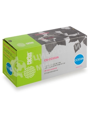 Картридж лазерный Cactus CS-CC533A пурпурный (2800 стр.) для HP Color LaserJet CP2025/CM2320mfp