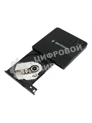 Оптический привод внешний CD/DVD привод USB 3.0 Gembird DVD-USB-03C пластик, черный