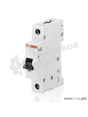 Выключатель автоматический модульный 1п C 6А 6кА S201 ABB 2CDS251001R0064