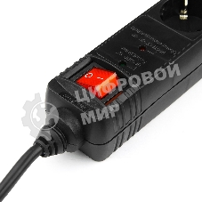 Сетевой фильтр Energenie Сетевой фильтр SPG5-C-10 3m. 16А. черный