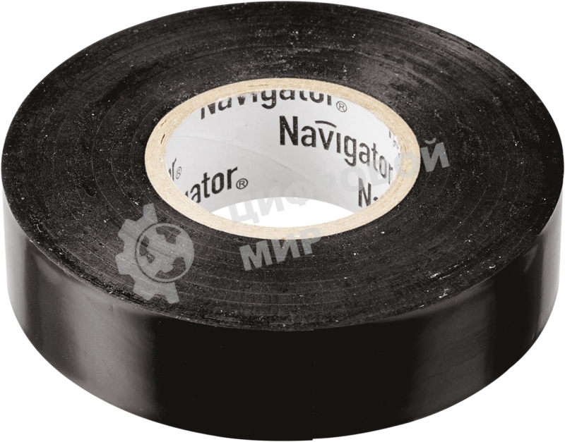 Изолента ПВХ Navigator 15 мм (рул.20м) черный NIT-B15-20/BL
