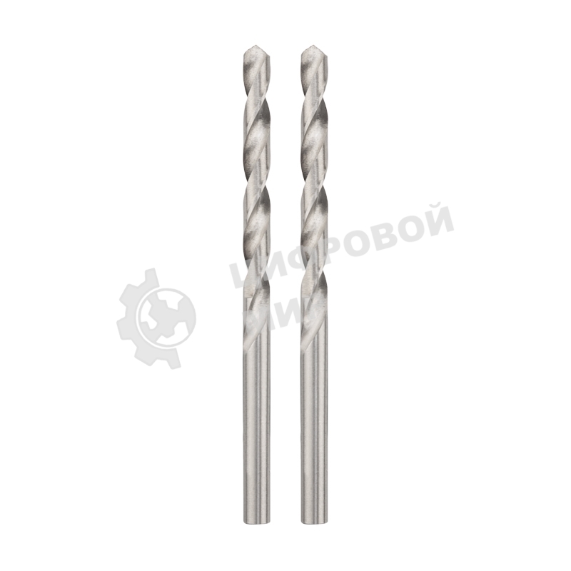 Сверло по металлу Kranz 3,0 мм HSS (2 шт. в упаковке) DIN 338