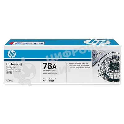 Картридж лазерный двойная упаковка HP CE278AF/CE278AD черный для LJ 1566/1606dn/1536dnf (2 х 2100 стр)