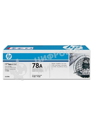 Картридж лазерный двойная упаковка HP CE278AF/CE278AD черный для LJ 1566/1606dn/1536dnf (2 х 2100 стр)