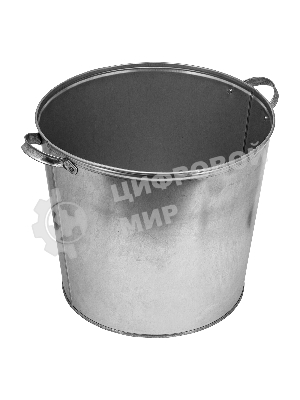 Бак для воды Россия оцинкованный с крышкой 32л,без крана67549