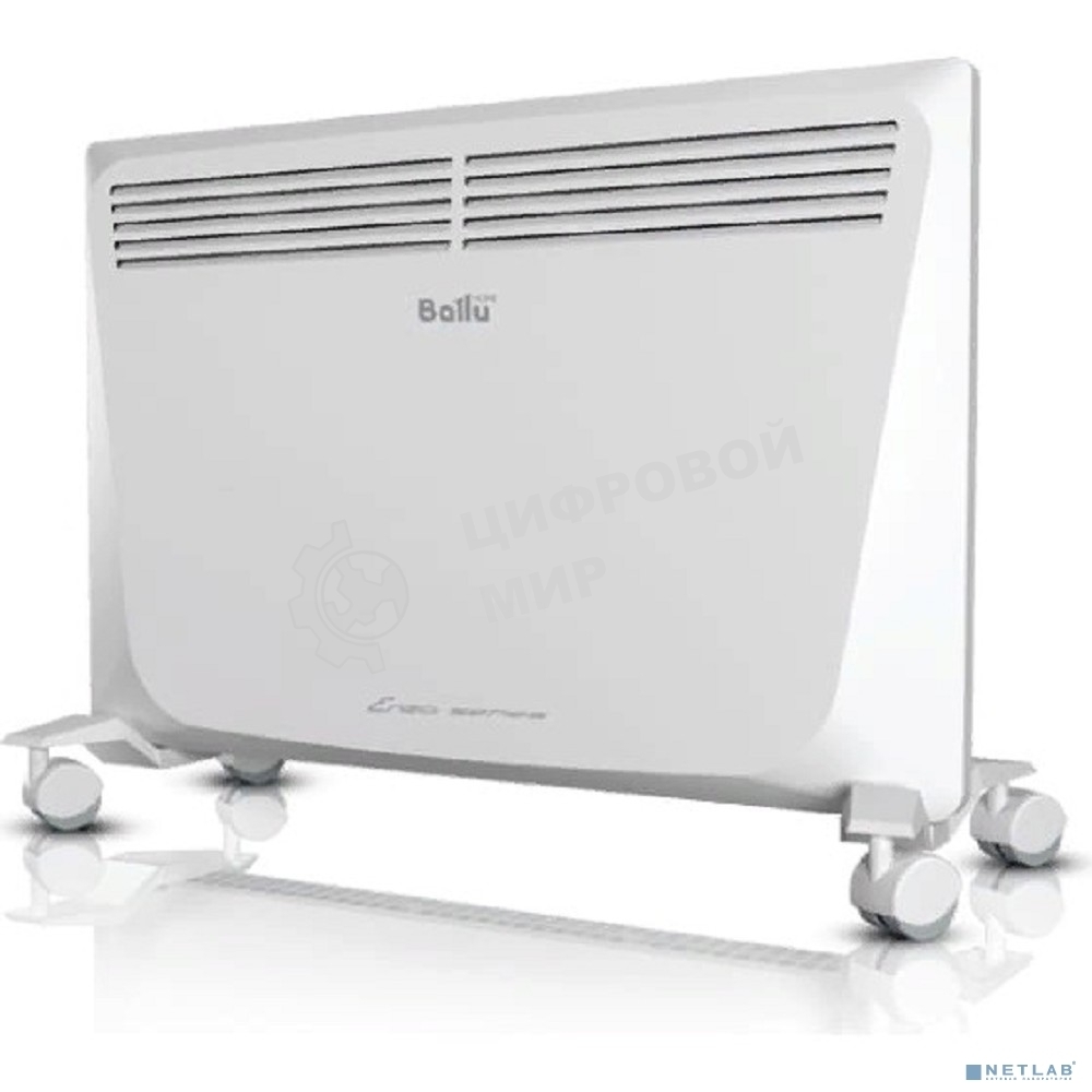Конвектор электрический Ballu Enzo BEC/EZER-2000 белый, 2000 Вт, 25 м2, термостат, дисплей