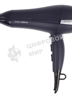 Фен Galaxy Line GL 4366 синий, 2400 Вт, ионизация