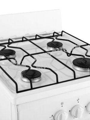 Газовая плита Flama RG 24011 W белый, конфорок 4 шт, духовка 50 л, 50 см x 85 см x 60 см