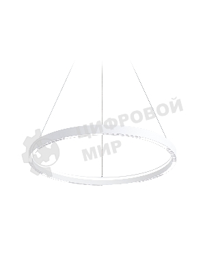 Подвесной светодиодный светильник Ambrella light FL5851 WH белый 35W 3000K/4200K/6400K D600*600 (без ПДУ)