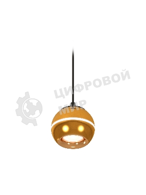 Светильник Ambrella XP1105001 PYG/SBK золото желтое полированное/черный песок MR16 GU5.3 LED 3W 4200K(A2302,C1105,N7014)