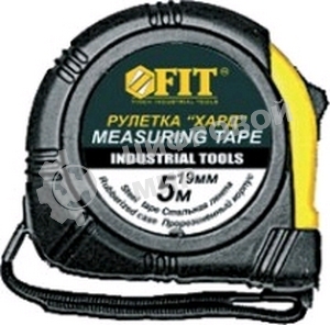 Рулетка FIT 17205корпус прорезиненный, 