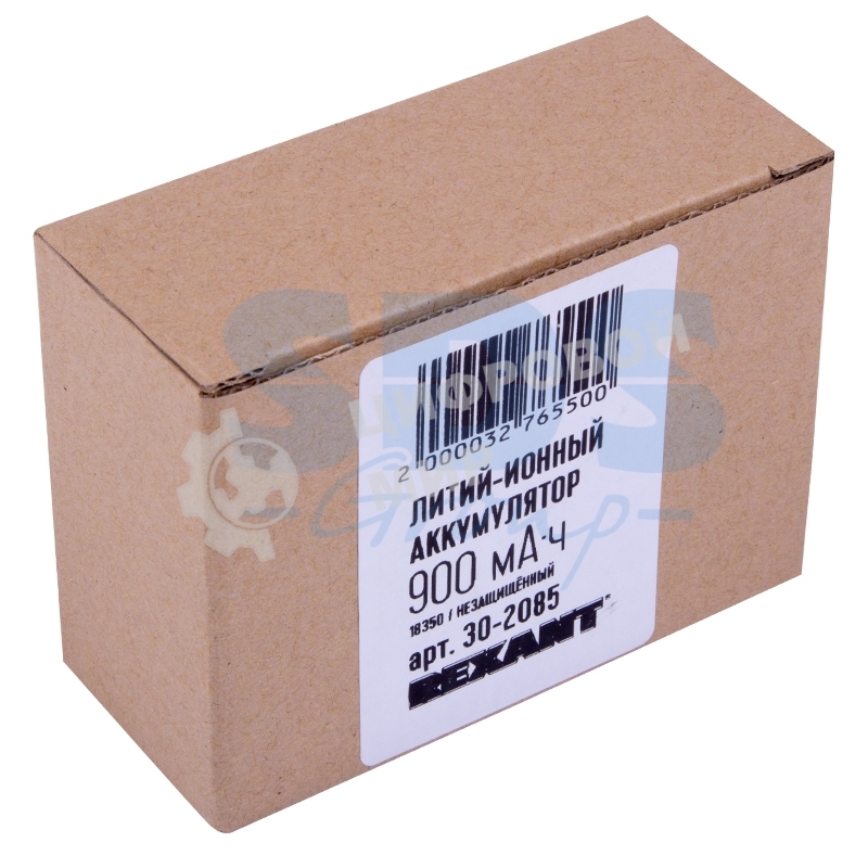 Аккумулятор Rexant Li-ion 18350 unprotected 900 mAh 3.7 В