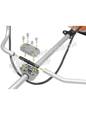 Мотокоса CARVER GBC-043M2.3лс easy-start ранец диск48зуб. easy-head леска2,4мм