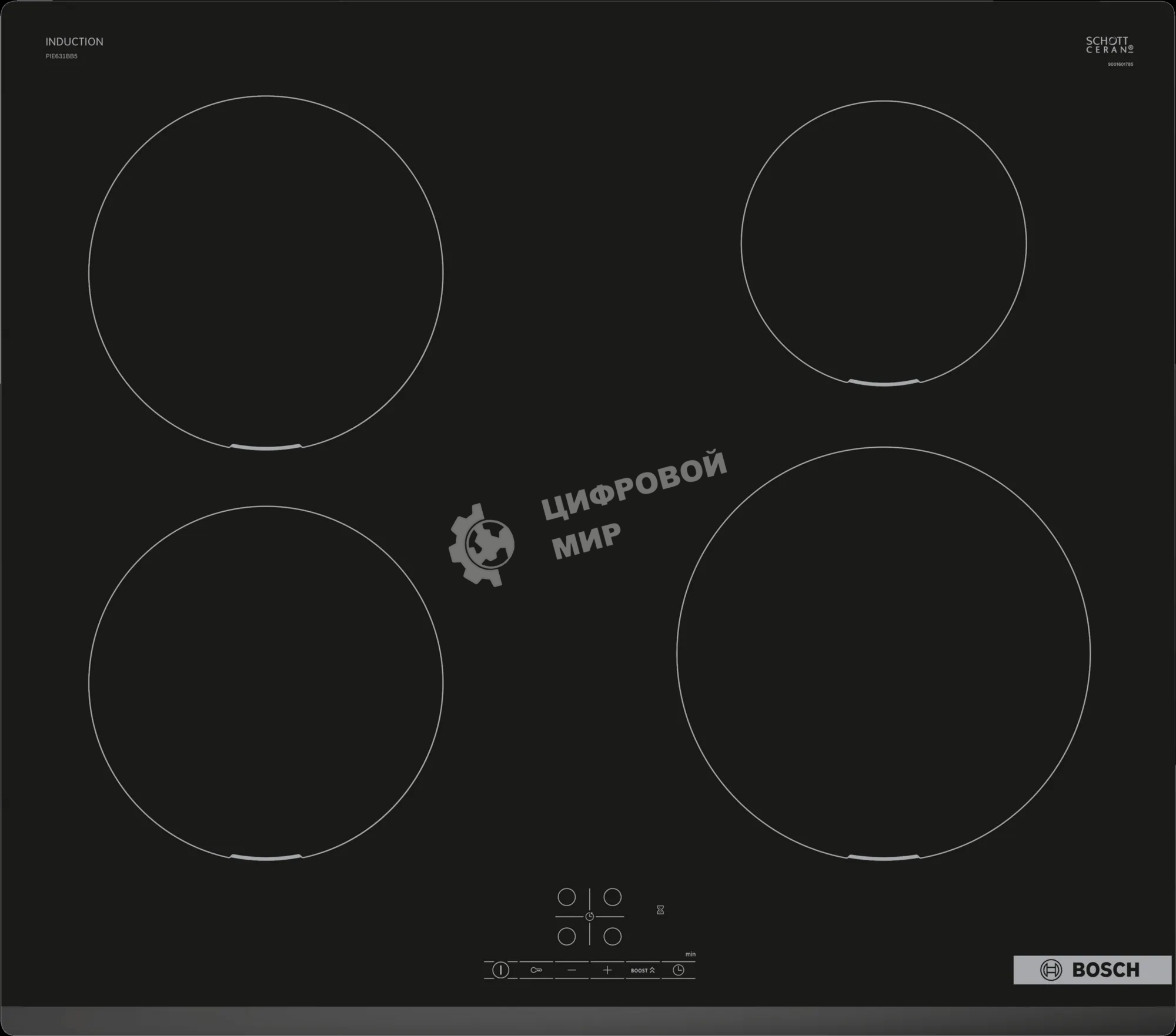 Индукционная варочная панель Bosch PIE631BB5E