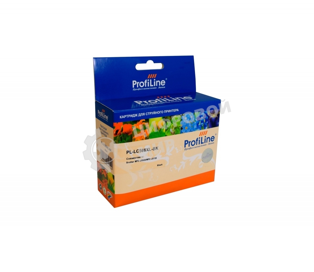 Картридж струйный совместимый ProfiLine PL-LC569XL-BK для Brother MFC-J3520/MFC-J3720 Black водн PL