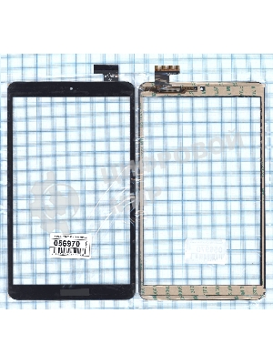Сенсорное стекло (тачскрин) FPC-FC90J076-02, черное