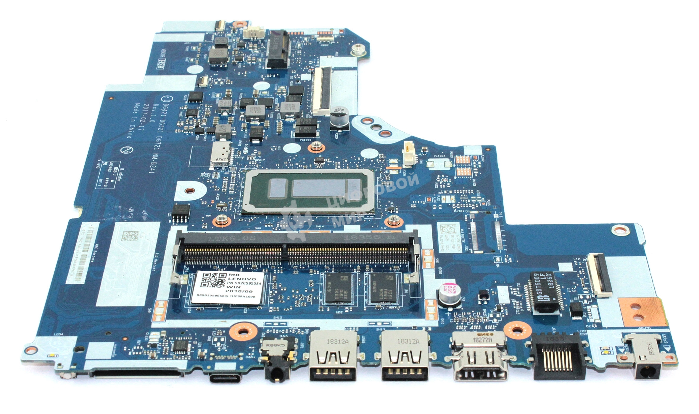 Материнская плата для Lenovo 330-15IKB i3-6006U UMA 4G WIN