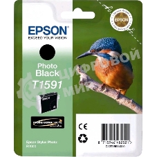 Картридж струйный Epson C13T15914010 фото черный (850 стр) для Epson St Ph R2000