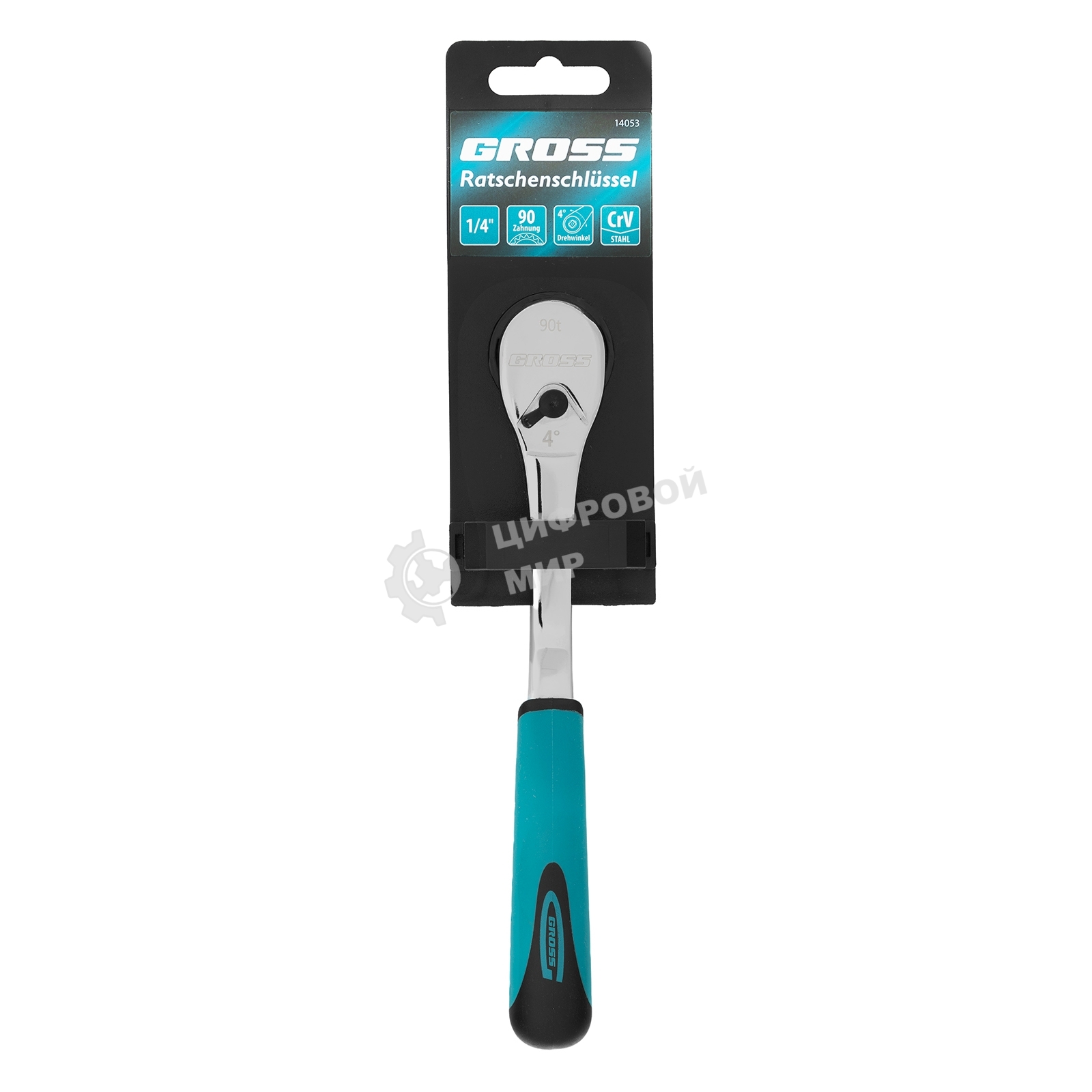 Ключ-трещотка Gross 1/4
