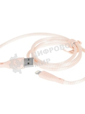 Кабель Crown USB - Lightning CMCU-011L red