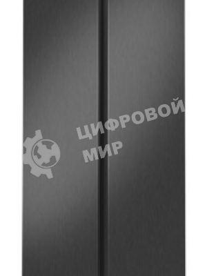 Холодильник Maunfeld MFF177NFSE нержавеющая сталь двухкамерный 263/170л морозилка сбоку, No Frost, Side by Side