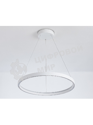 Подвесной светодиодный светильник Ambrella light FL5851 WH белый 35W 3000K/4200K/6400K D600*600 (без ПДУ)