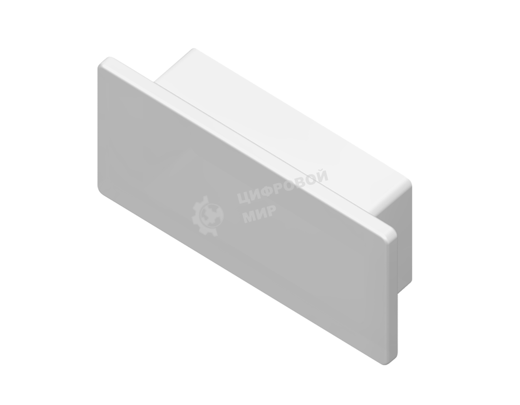 Заглушка для профиля GP8400 WH белый 20.5*10