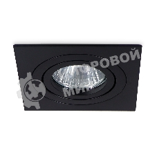 Встраиваемый поворотный точечный светильник Ambrella light TN102622 BK черный GU5.3 92*92*28