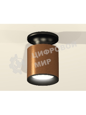 Светильник Ambrella Light XS6304110 SCF/PBK/SBK кофе песок/черный полированный/черный песок MR16 GU5.3