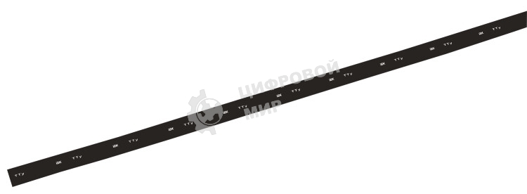 Трубка термоусадочная ТТУ 1/0.5 черный 1м IEK UDRS-D1-1-K02