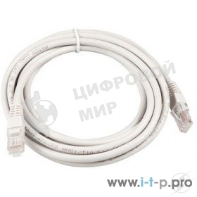 Патч-корд UTP cat.5e, 0.5м ExeGate серый