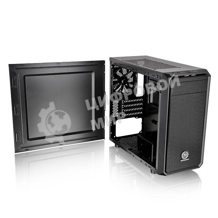 Компьютерный корпус Thermaltake Versa H15 черный без БП mATX 4x120мм 1xUSB 2.0 1xUSB 3.0 audio bott PSU